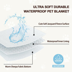 Yaning couverture sherpa chaude vert, douceur pour animaux et propriétaires