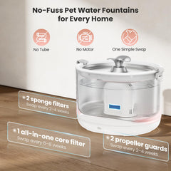 YEAPAW bol eau chat en acier inoxydable 304 surface hygiénique facile à nettoyer