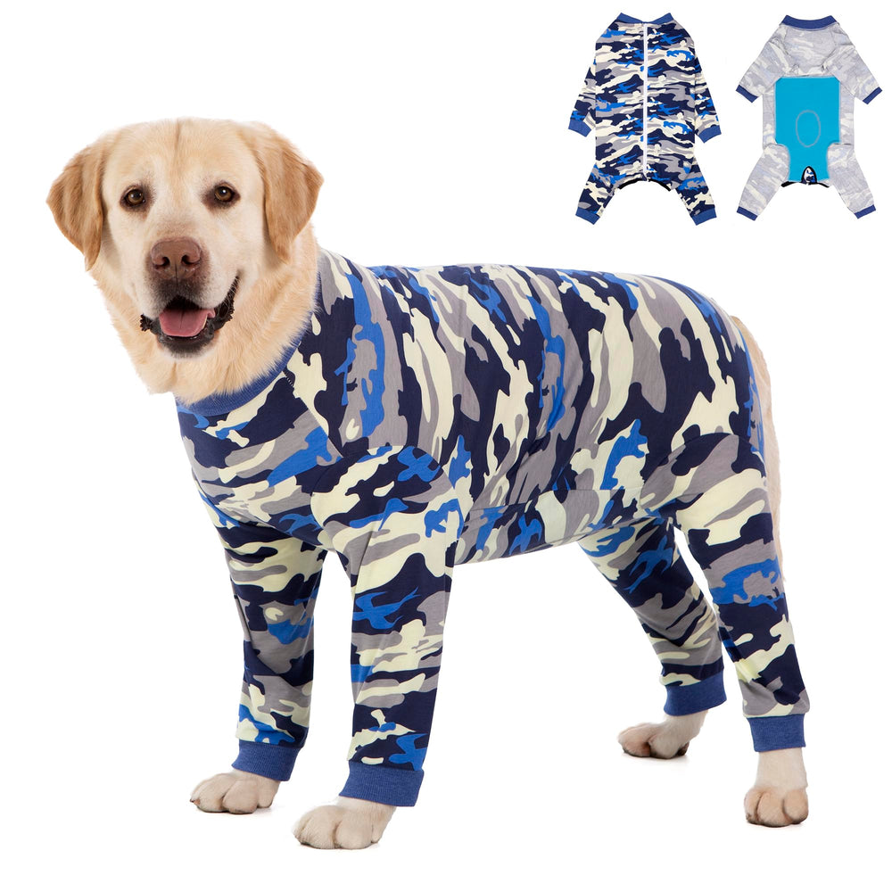 Yeapeeto combinaison récupération fermeture-éclair-arrière, facile à enfiler pour les chiens.