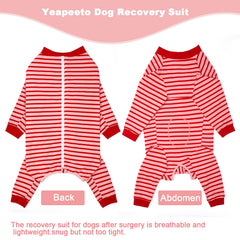 Yeapeeto Dog Onesie fermetures et confort pour un ajustement facile