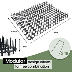 Tapis-piques YeeLok protégeant meubles et surfaces délicates.