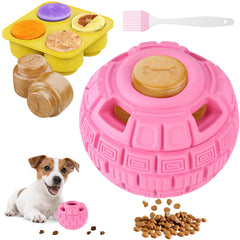 Boule puzzle YEENER pour chien avec glace interactive, stimule l’esprit pendant la dégustation.