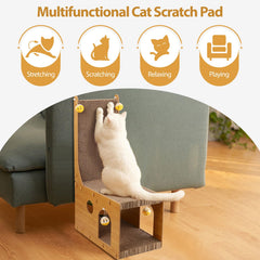 Grattoir YEMOO avec quatre clochettes pour attirer le chat.