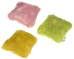 Yeowww! Oreiller catnip vert, distraction apaisante et jeu de chasse pour chat.