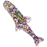 Yeowww! Poisson Pollock: peluche catnip prête pour le jeu et l'exploration.