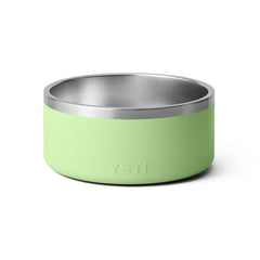 Gros plan sur l’inox durable de la gamelle YETI Boomer 8.