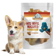 Nuggets Yeti Dog Chew pour remplissage Puff et Play, divertissent en douceur.