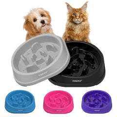 Bol ralentisseur YINEYA ensemble, pratique pour nourrir chiens et chats lentement