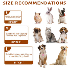 Couverture Yintrest pour chat et chien brun, chaleur agréable pour les soirées.