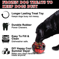 Friandises congelées Yipetor pour chien, divertissement prolongé et rafraîchissement.