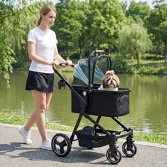 Transporteur détachable YIYUNBEBE comme siège-auto pour trajets.