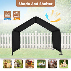 Yokaniwa tente ombre pour chien offrant protection solaire.