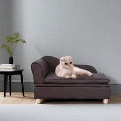 Chaise longue Yoonnie room avec coussin confortable pour chien et chat.
