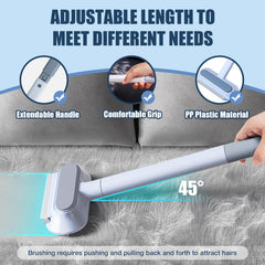 YoPoll Manche long 44 cm atteint sous les meubles.