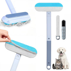 YoPoll Brosse 4 en 1 éliminant les poils sur canapé et textiles.