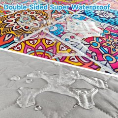 YOSEPATI Couverture réversible, design double couleur, s adapte à votre déco.