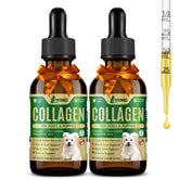 Flacon YOTANGO de collagène chien 60 ml prêt à dosage facile sur repas.
