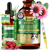 Gouttes YOTANGO pour chat dans une bouteille-doseur, dosage quotidien simplifié.