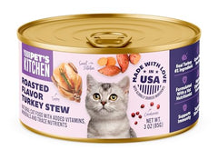 YOUR PET'S KITCHEN propose un bol chat ragout-dinde, repas appétissant et facile à servir.