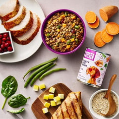 YOUR PET'S KITCHEN - Mélange-legumes-sains: légumes colorés pour des nutriments essentiels.