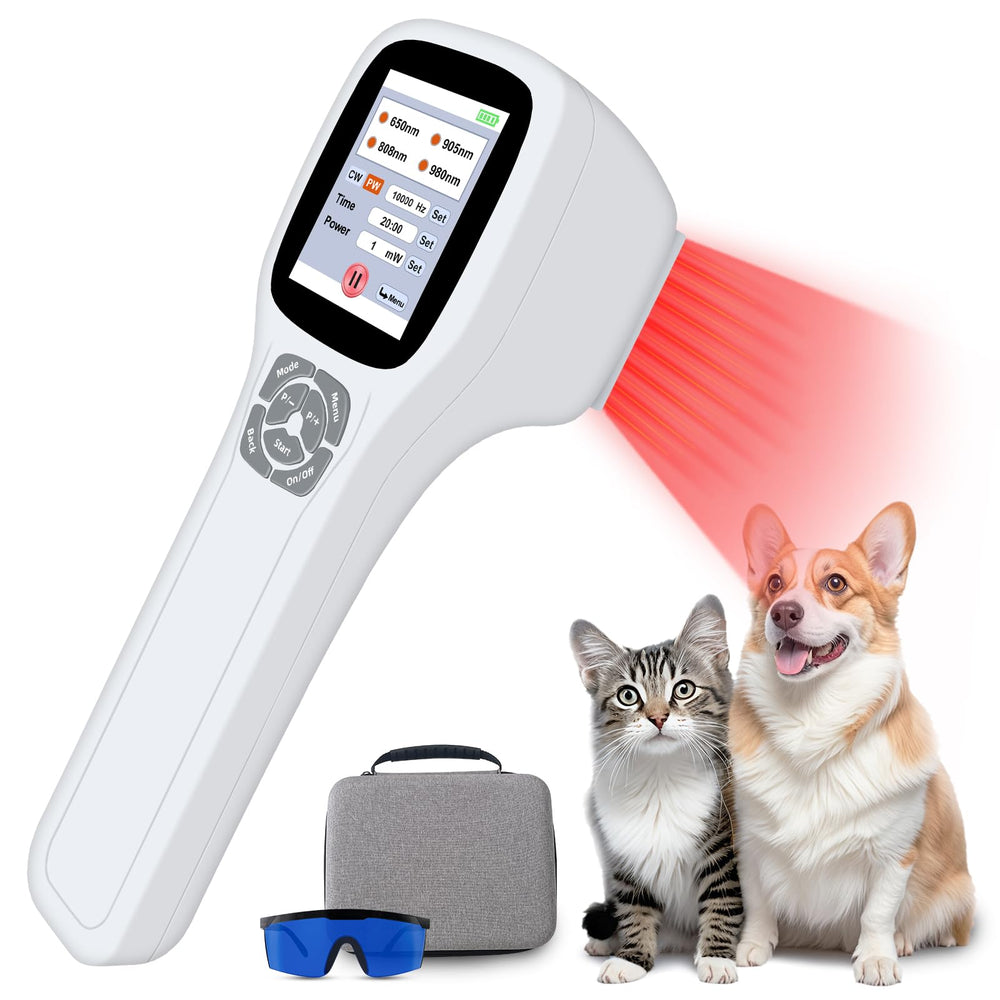 Yoveck thérapie au laser en main, prise en main facile pour usage domestique.