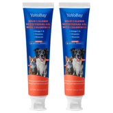 YoYoBay Colostrum Gel: bouteilles 2-pack visibles, énergie accrue pour chiens et chats.