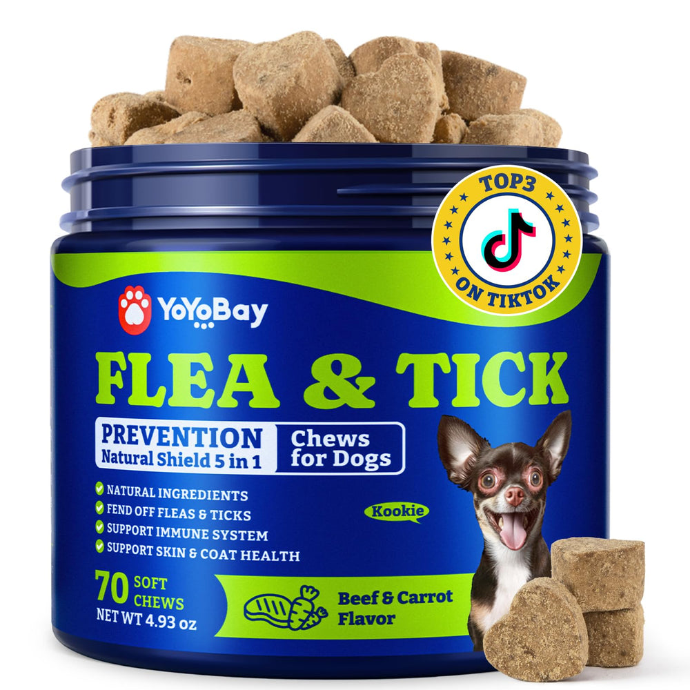 YoYoBay prévention puces tiques comprime chien : protection naturelle au quotidien