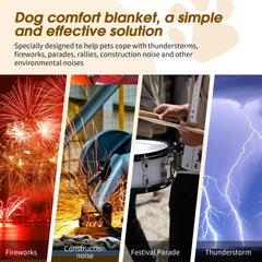 Yescool texture douce points douces pour chien, confort apaisant.