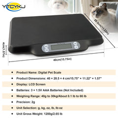 Affichage LED clair de la balance YTCYKJ.