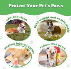 Protections griffes YTZJ Direct, blanc, parfaites après petites blessures.