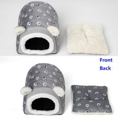 YUANST Nid-cave petit-animal-gris: confort durable et usage polyvalent