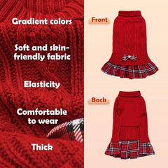 Pull tricot sans manches YUDODO, design facile à enfiler et liberté de mouvement.