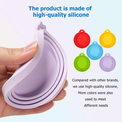 Ensemble de 5 couvercles universels en silicone YUEZHOUYB, pratique et économique.
