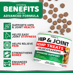 Friandises YUMA'S pour mobilité des chiens actifs et dynamiques.