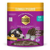 Yummy Combs – emballage VOHC approuvé, friandises dentaires pour chiens.