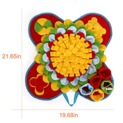 Tapis Snuffle Yummy Sam pour chien moyen, occupation et repas plus lent.