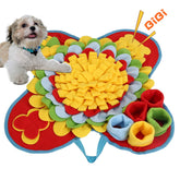 Tapis Snuffle Yummy Sam pour petit chien, stimulation mentale et détente après le jeu.