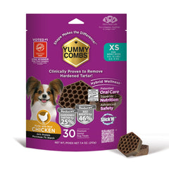 YummyCombs forme nid-dabeilles – nettoyage dentaire en 360 degrés pour chiens