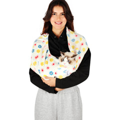 Sling Yunpawpet pour chat, polaire douce, cocon apaisant.
