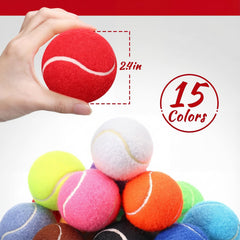Balles tennis chien Yunsailing, couleurs vives pour stimuler l'attention.