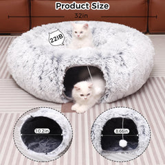 Le tunnel-chat-formes-multiples de YUYAFN offre des configurations variées pour le jeu.