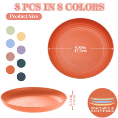 Bols Yuzi peu profonds: diamètre 17,5 cm pour repas confortables.