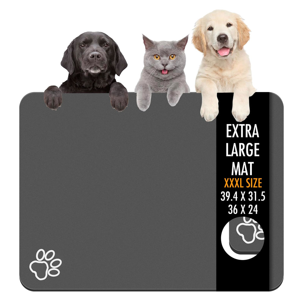 Tapis d'alimentation Yuzshin grand pour chiens, absorbant et rapide au séchage.