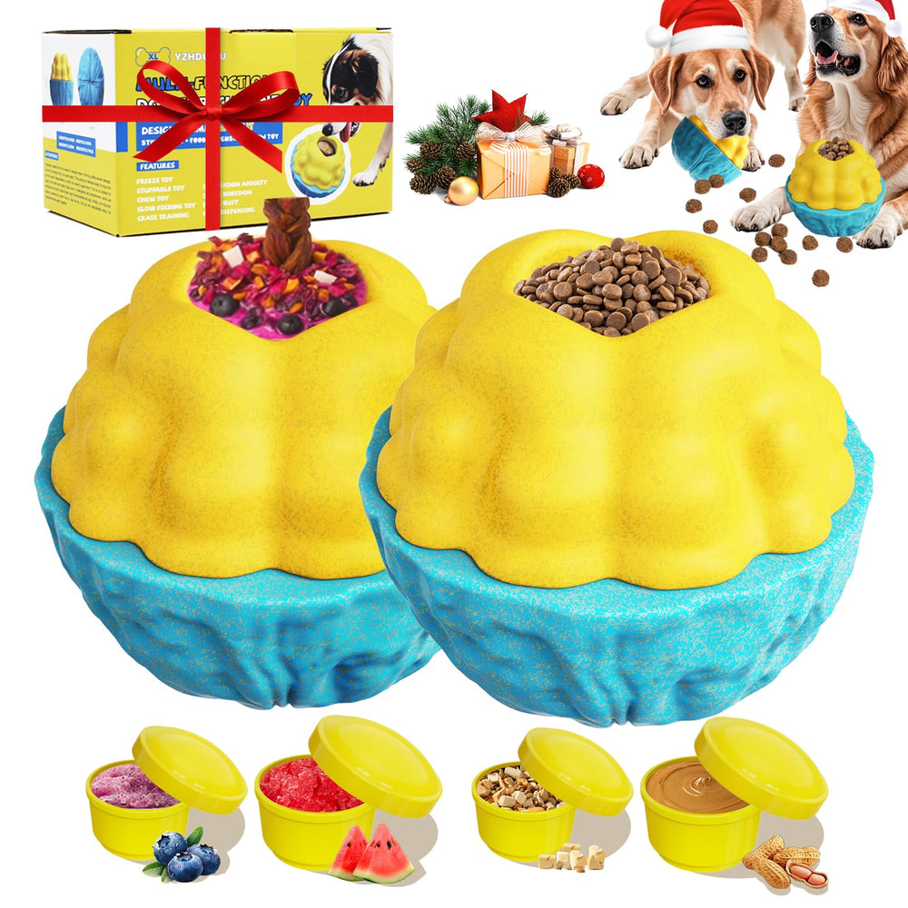 YZHDUXIU Jouets énigmes pour chien Pack 2, stimule l’intelligence et l’amusement