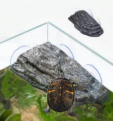 YZHZOM plateforme-repos-tortue avec ventouses, stabilité fiable pour repos aquatique.