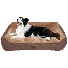 ZAKAPAWS lit orthopédique pour gros chien, couchage stable et cosy