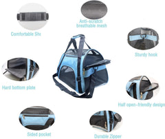ZaneSun sac transport chat pliable et facile à ranger