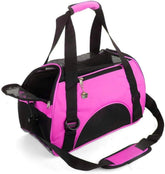 ZaneSun sac porteur chat rosered, vue extérieure, transport pratique pour petit animal.