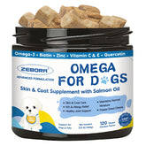 ZEBORA Omega3 flacon huile poisson pour chien, soutien peau et pelage.