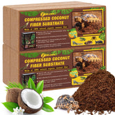 ZeeDix brique substrat coco terrarium: substrat durable pour un terrarium propre.